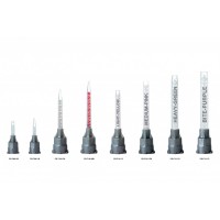 PacDent iMix® Grip™ Mixing Tips - PD-F0811B-25 Flat End, brown label, 25 per pack compares to MixPac® brown mixing tip for syringe